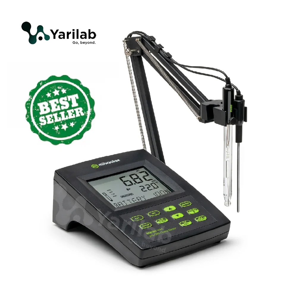pH metre de paillasse MW150 MAX pH/ORP/Temp -2,00 to 20,00 pH, résolution : 0,01 Milwaukee®