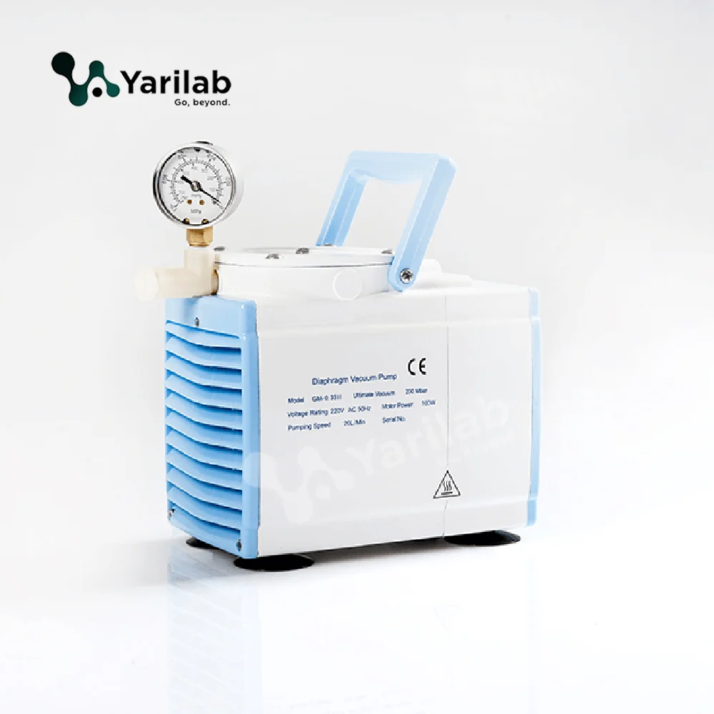 Pompe à vide pour laboratoire 160W, préssion : ≥0,08MPA/50MBAr, débit : 20L/min Biobase®